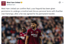Torcedores do West Ham reagem à saída de Lucas Paquetá: ‘Muito drama’ – Fluminense: Últimas notícias, vídeos, onde assistir e próximos jogos