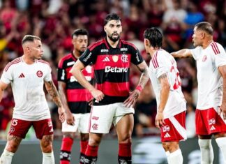Flamengo fica no empate com o Internacional, é vaiado pela torcida no Maracanã e aumenta crise em início da temporada