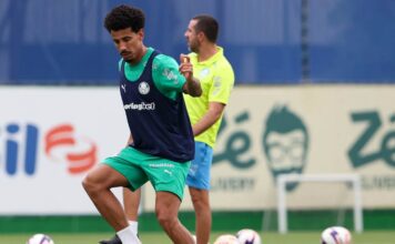 Palmeiras treina, e Lucas Evangelista festeja retorno – Nosso Palestra