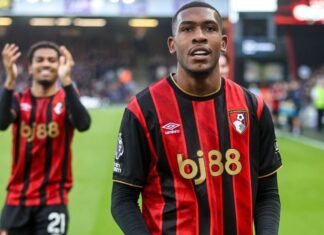 Rayan marca em estreia como titular na Premier League e salva Bournemouth contra Aston Villa