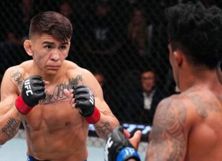 LokDog é finalizado por Bautista na luta principal do UFC Vegas 113 e perde invencibilidade