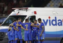 Sampaio Corrêa atualiza quadro de jogador que sofreu convulsão contra o Flamengo