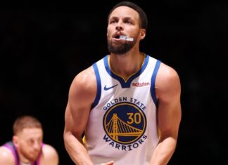Stephen Curry, astro dos Warriors, ficará fora do All-Star Game por problema no joelho