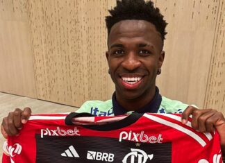Flamengo descarta repatriação de Vinícius Júnior, afirma presidente