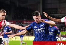 Brentford v Arsenal: Premier League – live