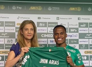 Jhon Arias é apresentado no Palmeiras, comenta sobre Richard Ríos e diz: ‘Falamos até mais do que deveria’ – Nosso Palestra