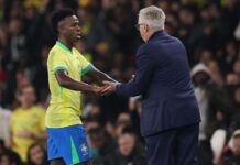 Vinicius Jr. cita 4 seleções que o encantam para a Copa e revela papo com Ancelotti: ‘Toda vez que me liga diz que vamos ganhar o Mundial’