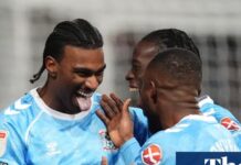 Haji Wright hat-trick sinks Middlesbrough and sends Coventry back to top of Championship