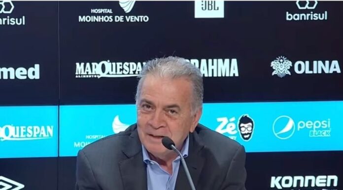O recado firme de Paulo Pelaipe aos jogadores do Grêmio no vestiário