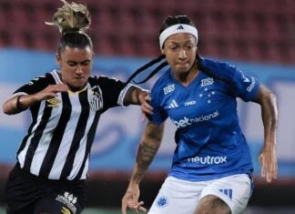 Cruzeiro sai atrás, mas busca empate com o Santos pelo Brasileirão Feminino