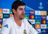 Courtois banca Vinicius Jr. contra Prestianni e mostra decepção com Mourinho