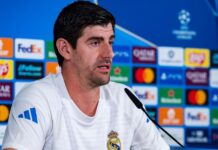 Courtois banca Vinicius Jr. contra Prestianni e mostra decepção com Mourinho