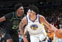 Gui Santos anota mais um duplo-duplo, mas Warriors caem para os Pelicans na NBA