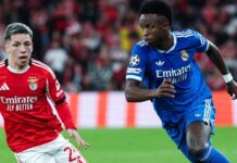 Uefa mantém suspensão e Prestianni está fora de jogo com o Real Madrid