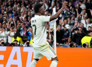Vinicius Jr. aniquila Benfica com golaço e dança, Real Madrid vence de virada e vai às oitavas da Champions League