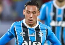 Noriega projeta Gre-Nal 450 e revela posição preferida para jogar no Grêmio: “é assim”