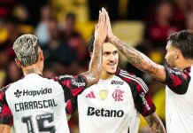 Em ‘noite de gala’ de Paquetá e Pedro, Flamengo liquida Madureira com 11 a 0 no agregado e reencontra Fluminense na final do Carioca