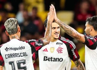 Em ‘noite de gala’ de Paquetá e Pedro, Flamengo liquida Madureira com 11 a 0 no agregado e reencontra Fluminense na final do Carioca
