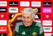 Gasperini nettissimo: “Basta pensare alla Juve, a Genova senza mal di testa”. Poi svela chi ha pagato la cena tra lui e Totti…