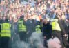 ‘Shameful’ Ibrox pitch invasion by Celtic and Rangers fans condemned by police