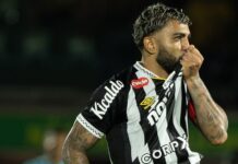 Sem Neymar, Ancelotti vê Gabigol brilhar com dois gols e salvar Santos de derrota para o Mirassol