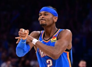 Shai Gilgeous-Alexander faz história e bate recorde de Wilt Chamberlain de mais jogos seguidos com 20 pontos
