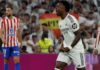 Vinicius Jr. decide com golaço, Real Madrid vence Atlético em dérbi espetacular e segue caça ao Barcelona