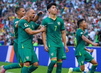 Atacante do Santos marca, Bolívia vira sobre Suriname e fica a um jogo da Copa do Mundo