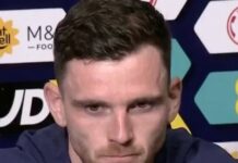 Robertson sums up Liverpool frustration after clear Salah verdict