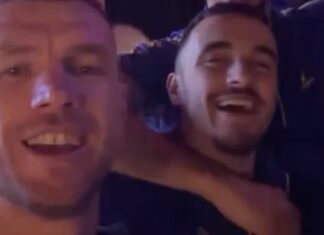 Man City hero has wild World Cup nightclub celebration with arm still in sling