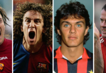 Totti, Maldini, Giggs, Adams: Ranking football’s greatest one-club men