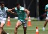 Paulinho participa de parte do treino com o grupo do Palmeiras em reapresentação na Bahia – Nosso Palestra