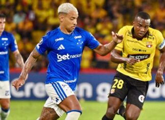Cruzeiro tem reestreia ‘dos sonhos’ na Libertadores e vence Barcelona com gol ‘de centroavante’ de Matheus Pereira
