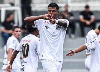 Mateus Xavier marca lindo gol e Santos FC vence o Criciúma por 2 a 0 pelo Brasileiro sub-20 – Santos Futebol Clube