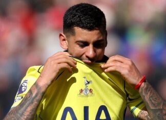 Cristian Romero: Tottenham captain out for season with knee injury as Premier League survival hopes hit