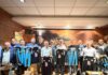 Grêmio recebe dirigentes do Deportivo Riestra e reforça laços antes de jogo na Arena