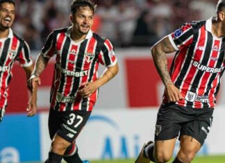 Com golaços, São Paulo supera o O’Higgins, bate recorde na Sul-Americana e segue 100%