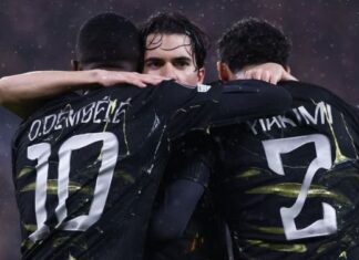 Dembélé faz dois, PSG volta a vencer o Liverpool e avança à semifinal da Champions League