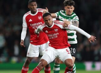 Arsenal segura empate contra o Sporting e avança à semifinal da Champions League
