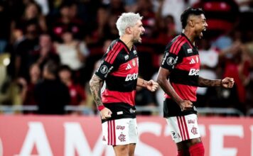 Flamengo leva ‘susto’ de ex-Flu, mas goleia Independiente Medellín e segue 100% na Libertadores