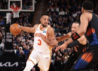 Hawks calam Madison Square Garden, batem os Knicks e empatam série nos playoffs da NBA