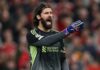‘Alisson é um dos melhores do mundo, muito calmo em todas as situações’