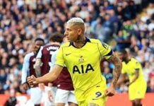 Richarlison marca, Tottenham compra discurso de seu técnico e vê permanência como realidade