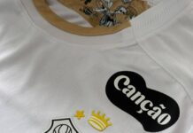 Canção substitui vermelho por branco e preto em nova aplicação no uniforme do Santos FC – Santos Futebol Clube
