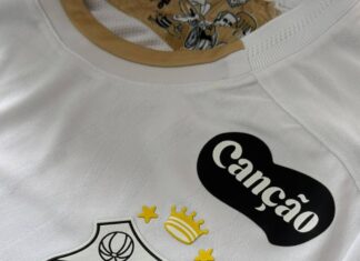 Canção substitui vermelho por branco e preto em nova aplicação no uniforme do Santos FC – Santos Futebol Clube