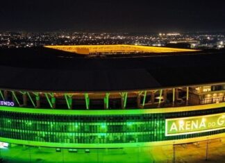 Arena do Grêmio entra no clima da Copa do Mundo com iluminação especial – Portal do Gremista