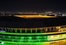 Grêmio se inspira na Seleção Brasileira para iluminar a Arena; confira as imagens – Portal do Gremista