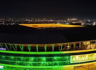 Grêmio se inspira na Seleção Brasileira para iluminar a Arena; confira as imagens – Portal do Gremista