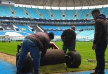 Grêmio inicia reforma no gramado da Arena e define prazo para conclusão das obras – Portal do Gremista
