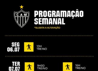 Galo terá treino aberto para a imprensa nesta sexta-feira – Clube Atlético Mineiro